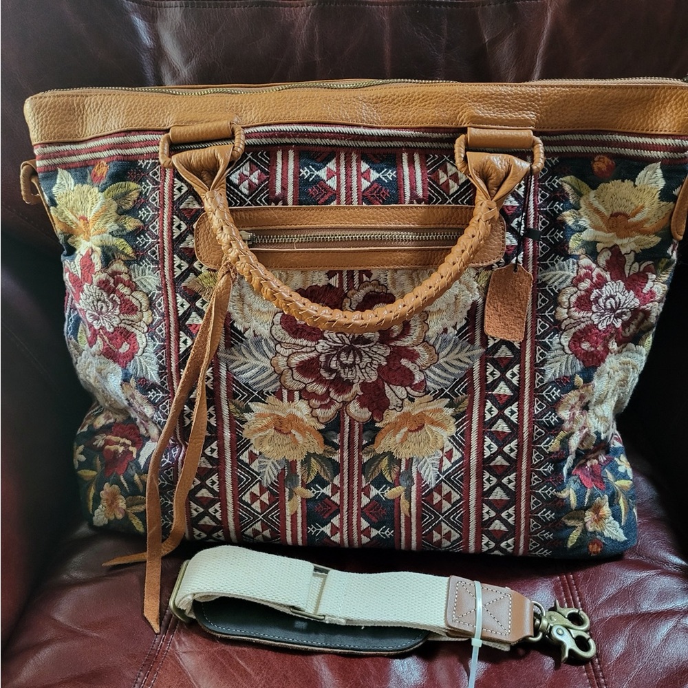 Johnny Was Artemis Weekender Bag
